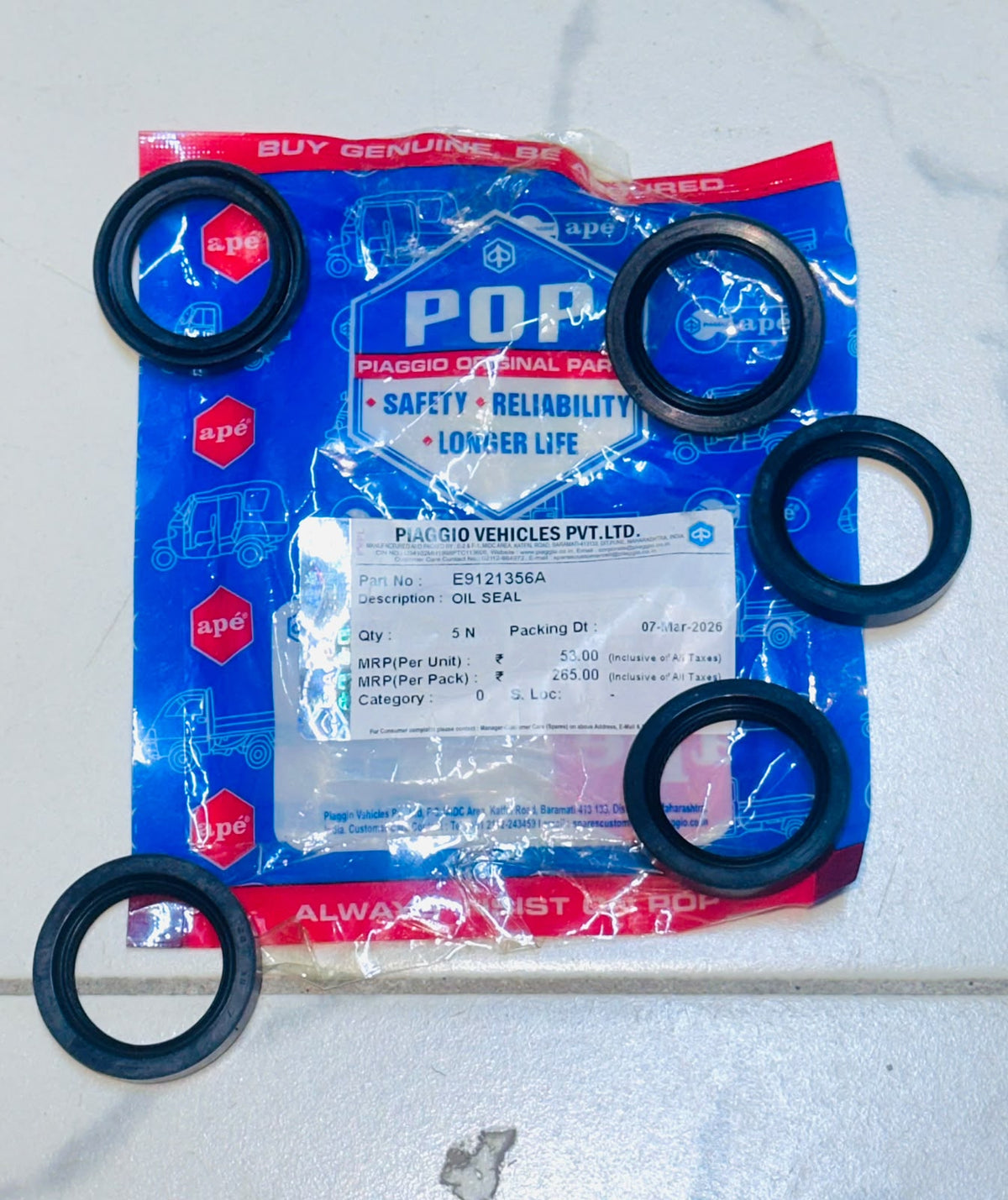 OIL SEAL B E9121356