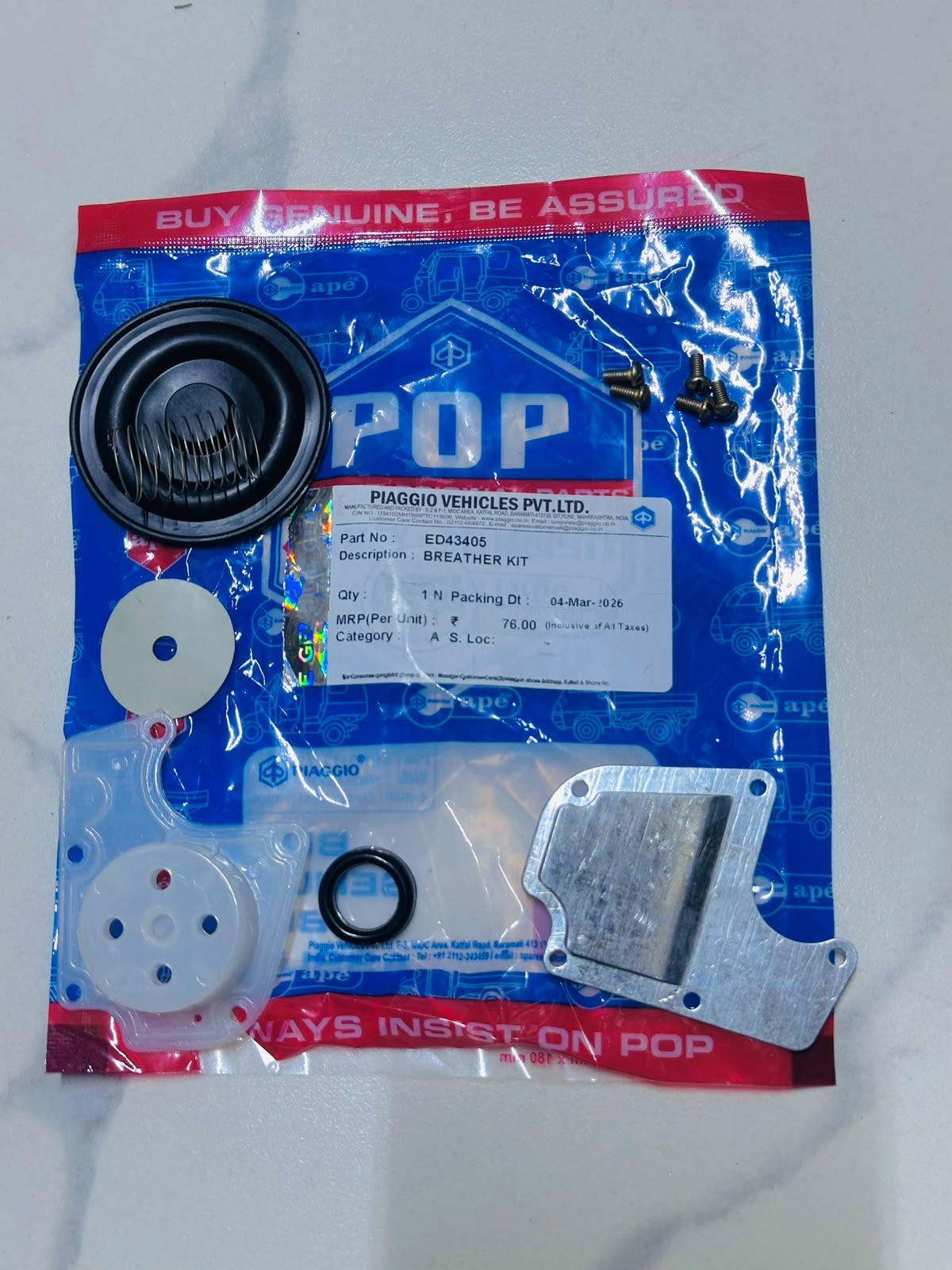 BREATHER KIT ED43405