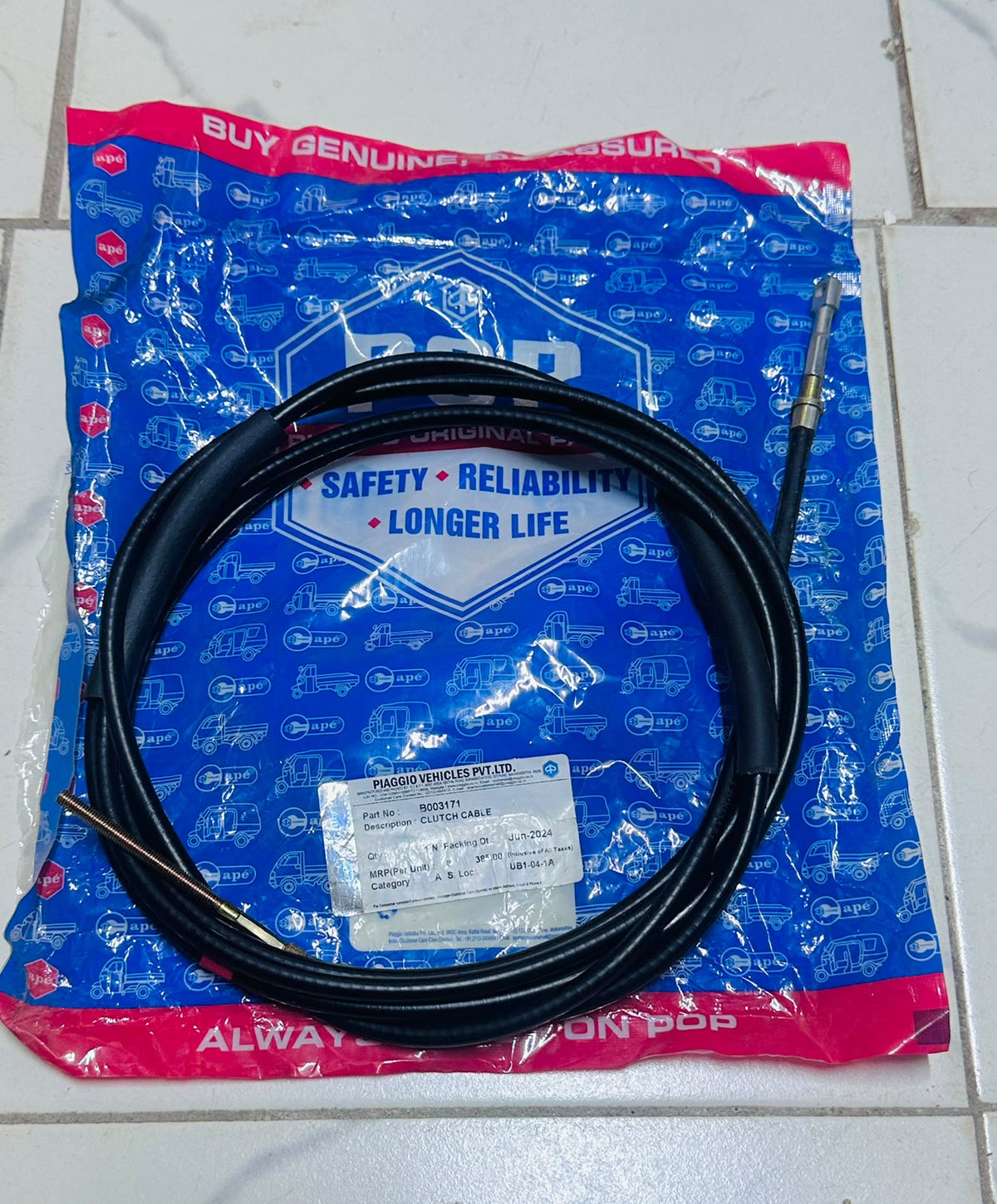 CLUTCH CABLE POP B003171
